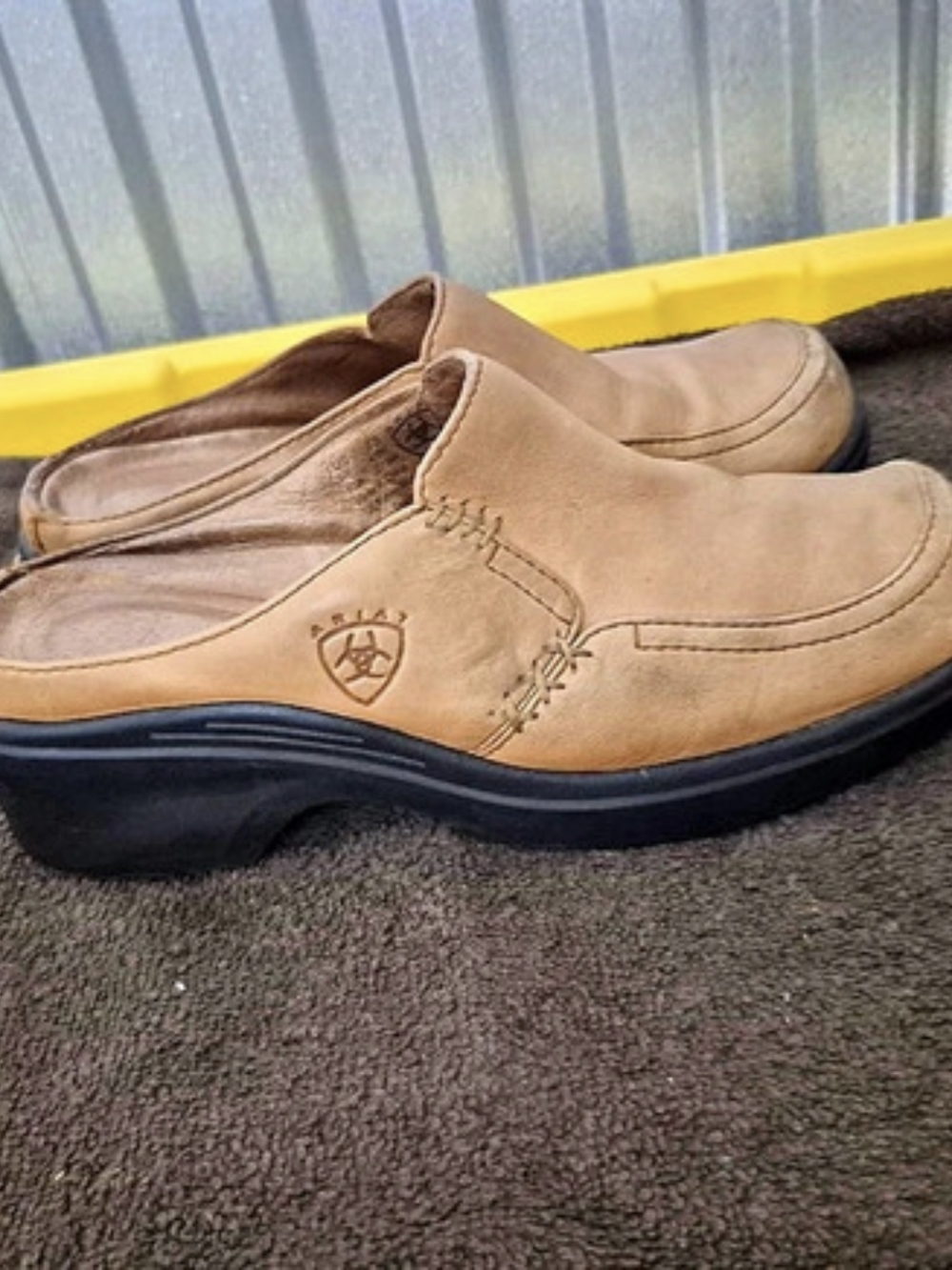 Ariat Leather Mules Brown US 7